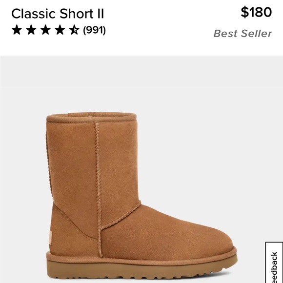 Classic Short Chestnut Uggs - Picture 1 of 4